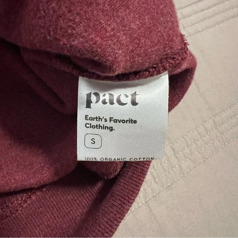 Pact Women's Tri-Color Cowl Neck Sweater - Picture 6 of 6